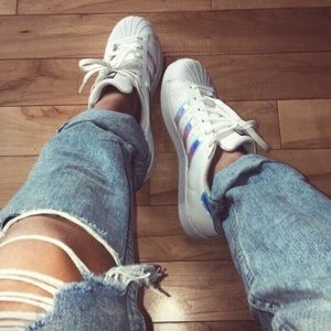 adidas holographic superstar